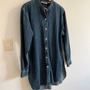 DKNY Dark Blue Denim Shirt